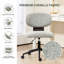 Modern Chenille Swivel Desk Office Chair-729527392