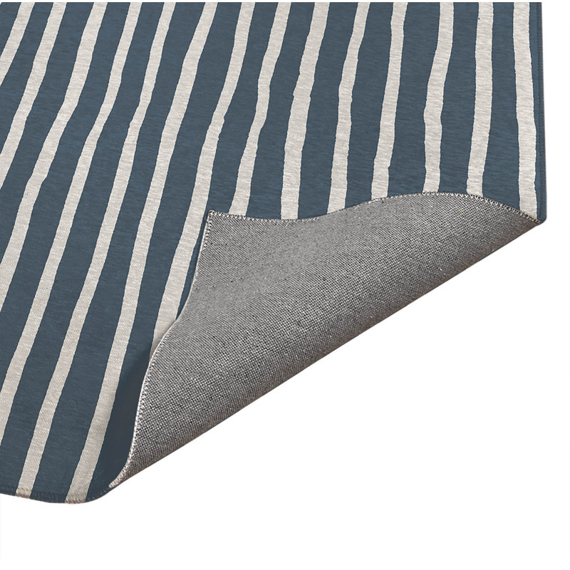 Paillasson intérieur Spinal Row, Bleu, L 60 po x L 84 po
