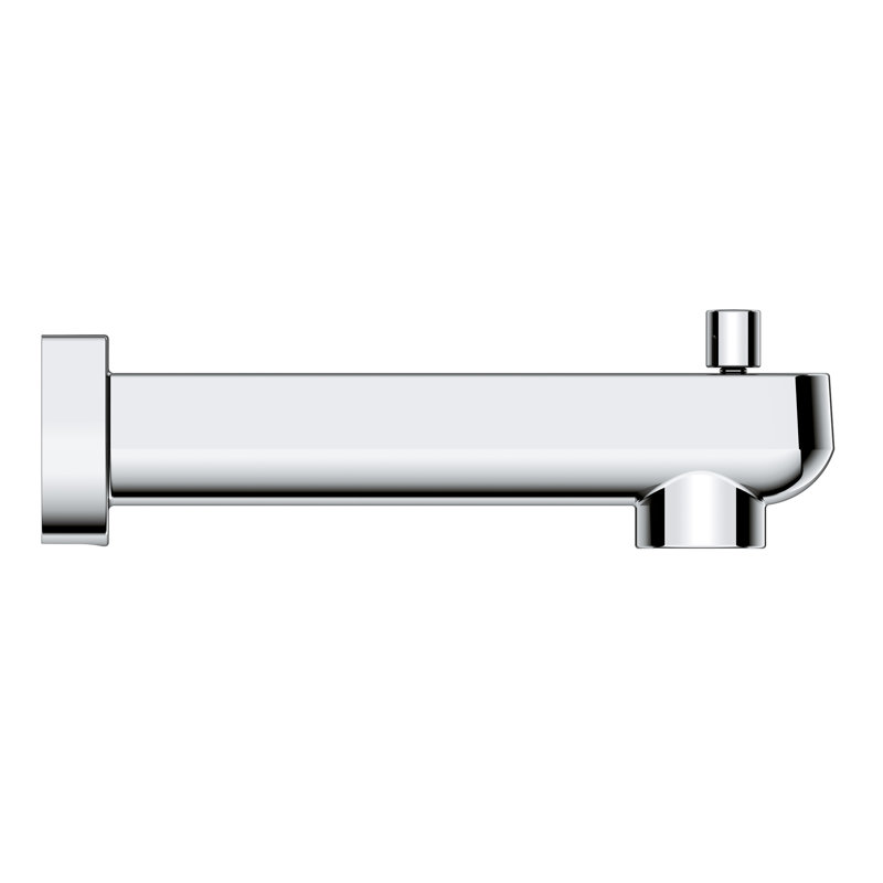 Plus Wall Mounted Tub Spout Trim with Diverter, StarLight Chrome