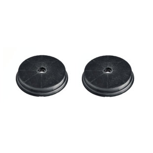 Filtre à charbon rond de remplacement pour XOS, XOB, XOP, XOT, XOI (Ensemble de 2)