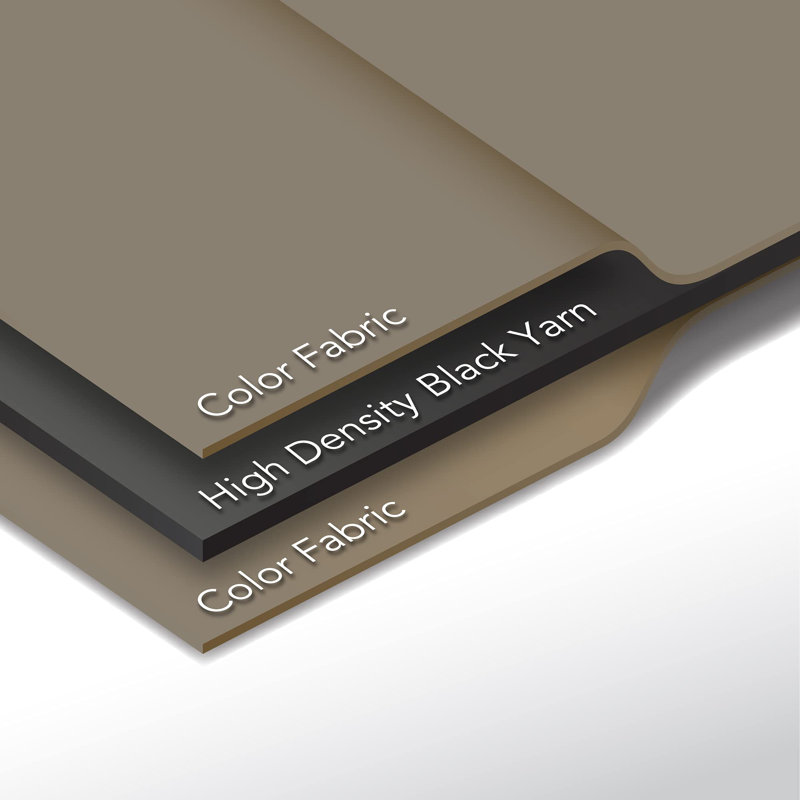 Room Darkening Rod Pocket Thermal Insulated Blackout Curtains (Set of 4), 52" W x 84" L, Khaki