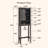 Manhattan Water-Resistant Over-the-Toilet Cabinet with Sliding Barn Door -1236873311