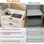 59.9cm W Manufactured Wood Bedside Table-1239542817