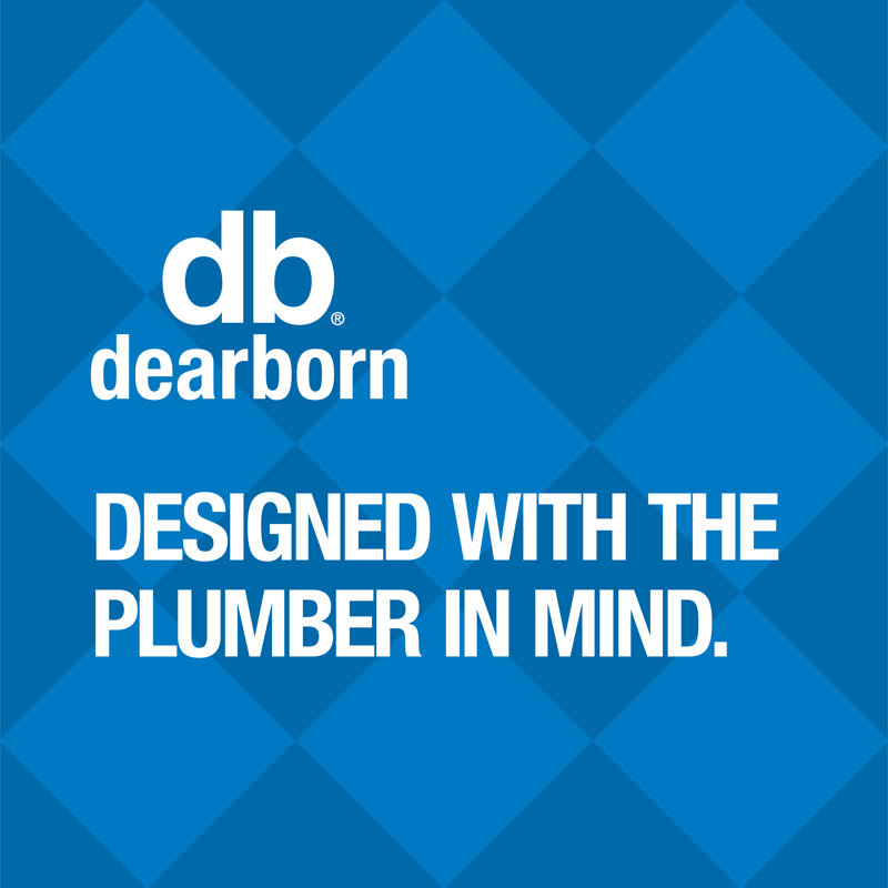 Dearborn Full Kit, Plastic Tubular - Uni-Lift Stopper with Chrome Finish Trim, Bronze