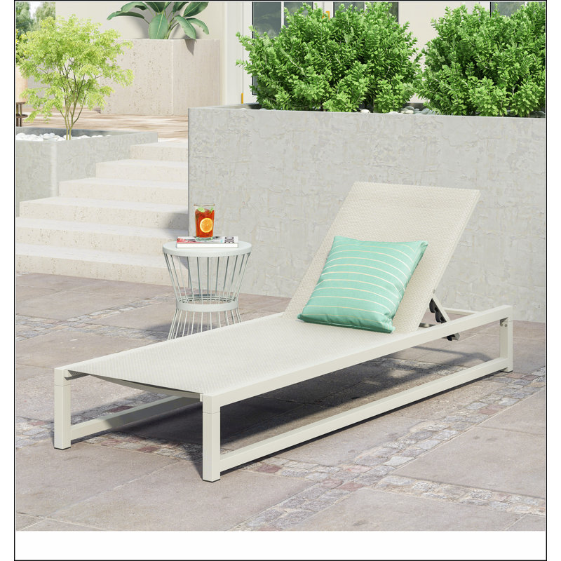 Méridienne VENISE CHAISE, Blanc