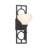 Delaney 1-Light Wall Sconce in Matte Black-1292065493