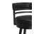 Belvie Swivel Upholstered Counter Stool with Metal Frame-833989820-833989823-833727413