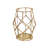10.5'' H Glass Tabletop Lantern