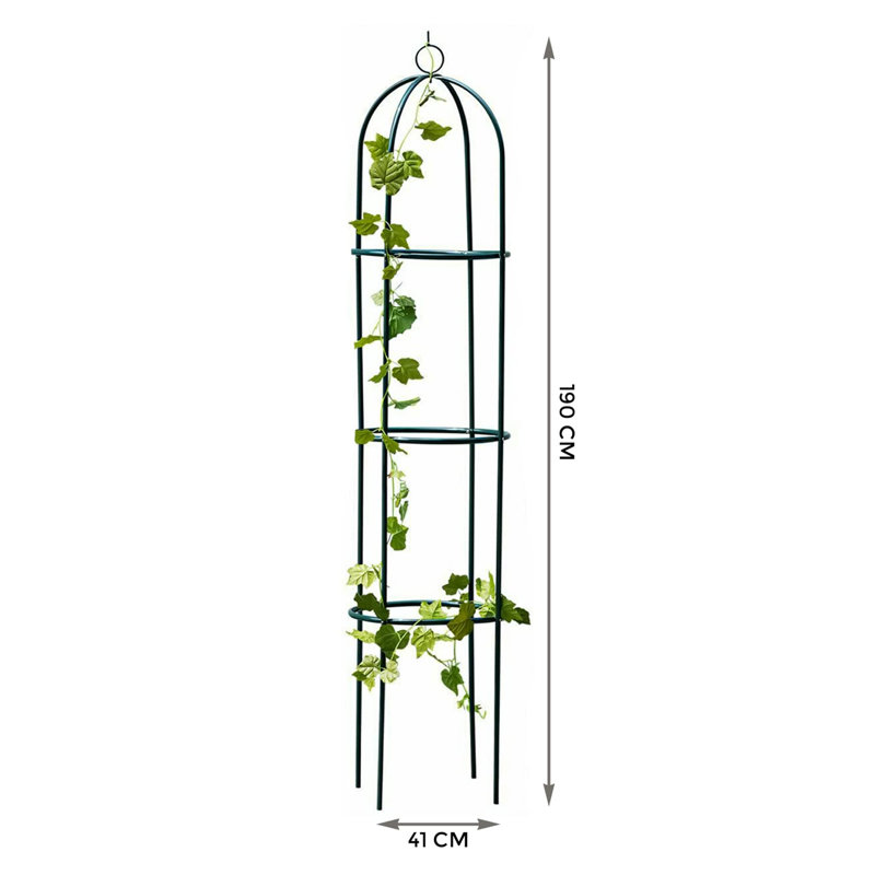 190cm H x 41cm W Metal Obelisk