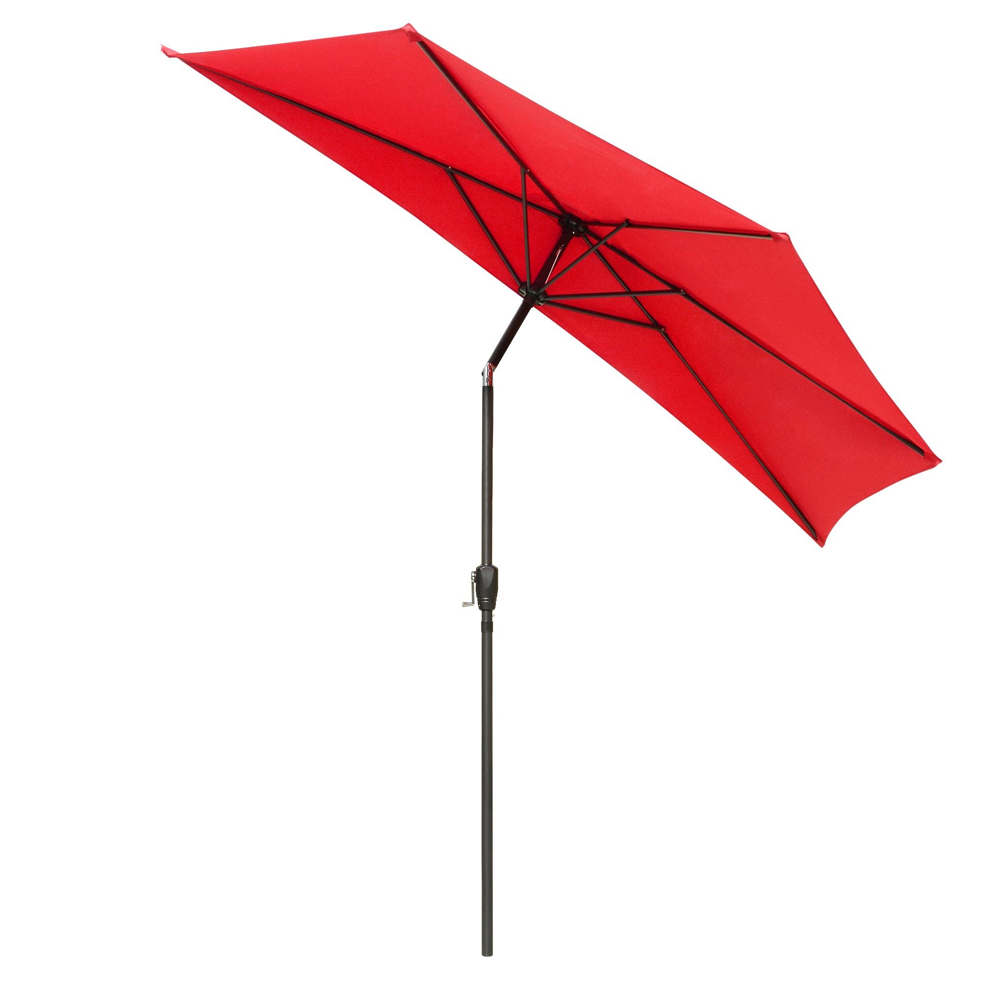 Classic Curved Wood Handle Folding Umbrella — Shop Now