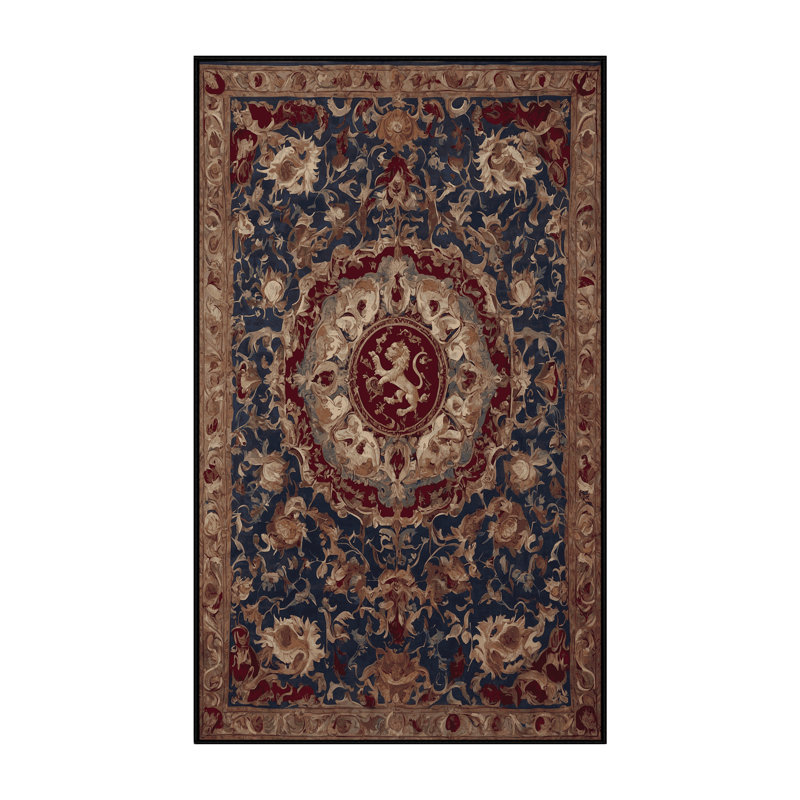 Tapis brun soyeux et moelleux, Rectangle de 5 pi x 8 pi