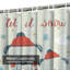 Rideau de douche mignon pour enfants avec 12 crochets-1546024528
