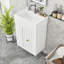 Meuble-lavabo mural avec lavabo, tiroir et tablette latérale-80522166