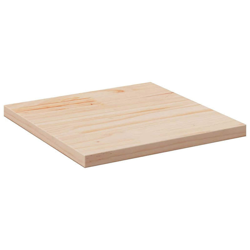Solid Wood Table Top, 1.7cm H x 40cm W x 40cm D