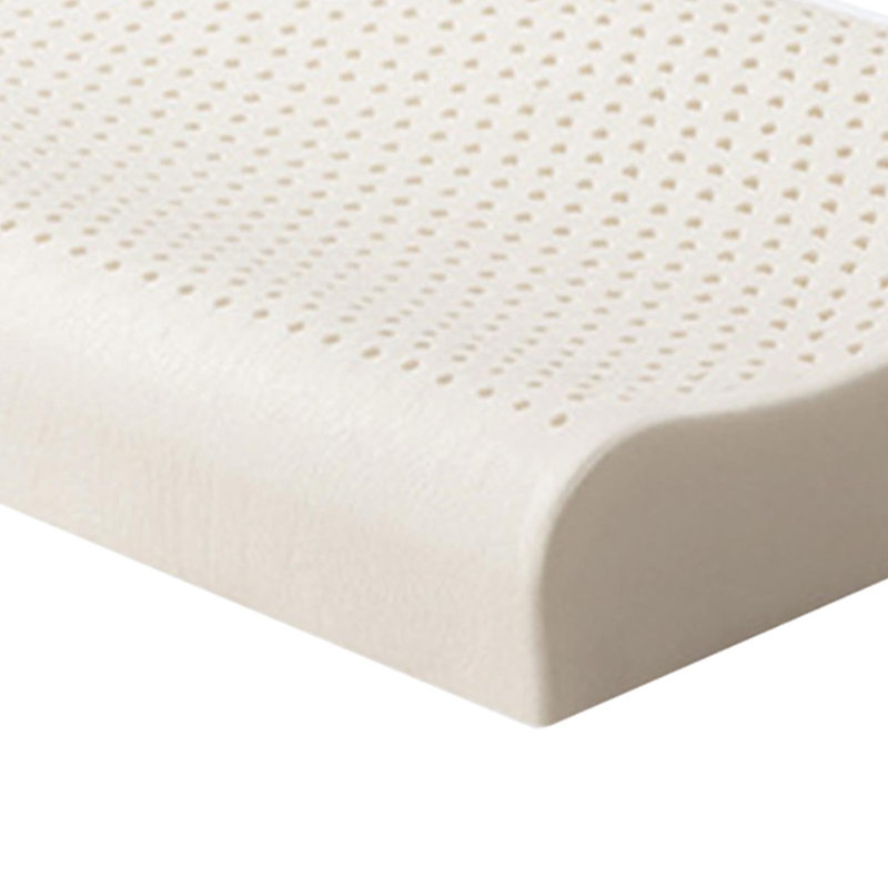 Coussin en latex respirant à mémoire de forme, soulagement du soutien, sommeil ergonomique avec housse pour lit