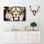 Lion - Wrapped Canvas-56634287