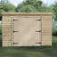10 Ft. W x 3 Ft. D Shiplap Pent Wooden Shed-122498693