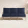 Haley Teak Outdoor Lattice Back Sofa