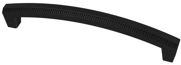 5" Textured Arch Pull Flat Black
