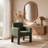  Natalie 26"W Modern Upholstered Fully Assemble Dining Chair with Solid Wood Legs-5229710