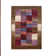 Rustic Color Block Checkered 100& Nylon Non-Slip Indoor Runner or Area Rug