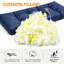 Coussin de banc sur mesure 42×16 avec rembourrage en billes de mousse et coton soyeux, housse en oléfine pour usage intérieur et extérieur, BRY-009-1505046187