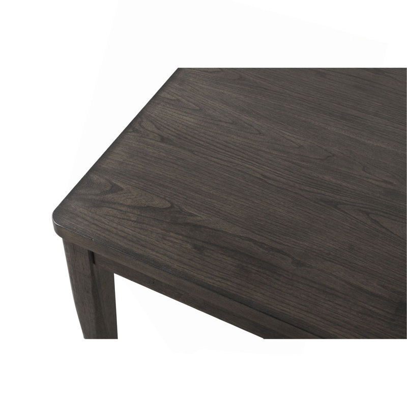 Ensemble de salle à manger 7 pièces en bois de noyer foncé 6X