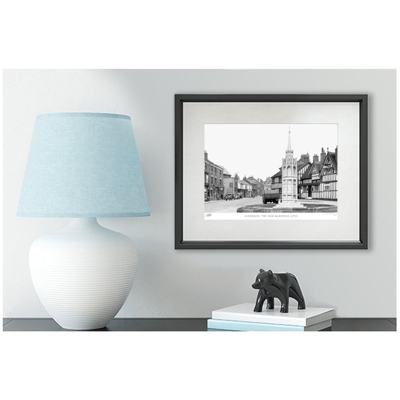 Sandbach, The War Memorial C1955 - Single Picture Frame Print, 28cm H x 36cm W x 2.3cm D