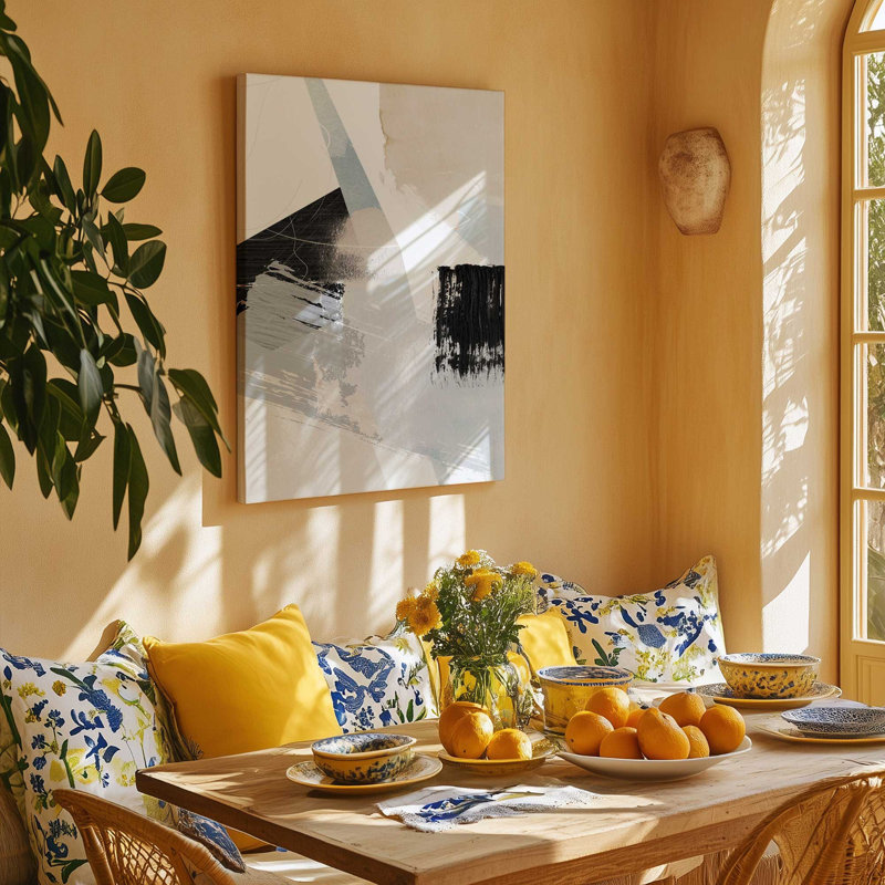 Chalk Echo Study I, Framed Wrapped Canvas, Does Not Apply, 18" H x 12" W
