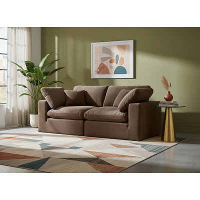 Hoggins 80'' Velvet Sofa