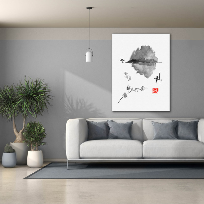 'Fisherman' by Pechane, Canvas Wall Art, 54" H x 40" W x 1.5" D
