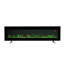 Wall mount Electric Fireplace with Remote Included, 12 Flame Colours,1800W-1909659815