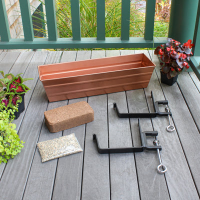 Metal Railing Planter