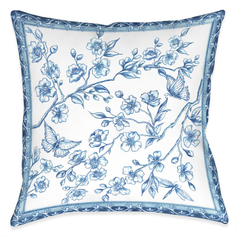 Coussin extérieur Chinoiserie