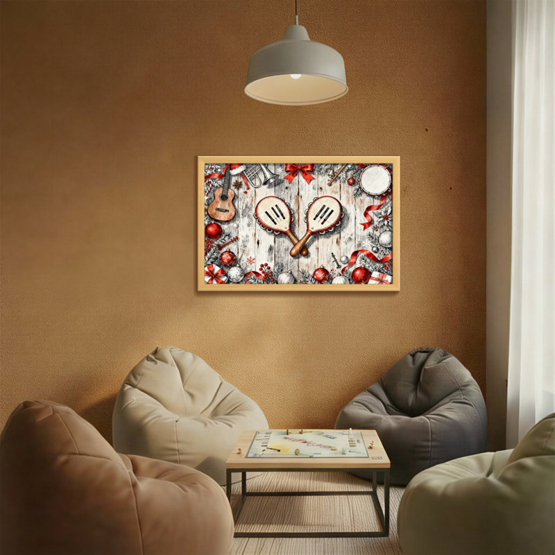 Instruments de musique et décorations de Noël