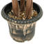 119cm Faux Boxwood Plant in Wood Pot