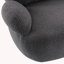 Fauteuil demi-tonneau pivotant l 32,3 po Danyar-86785121