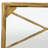 Sewall Metal And Glass Console Table-622875203