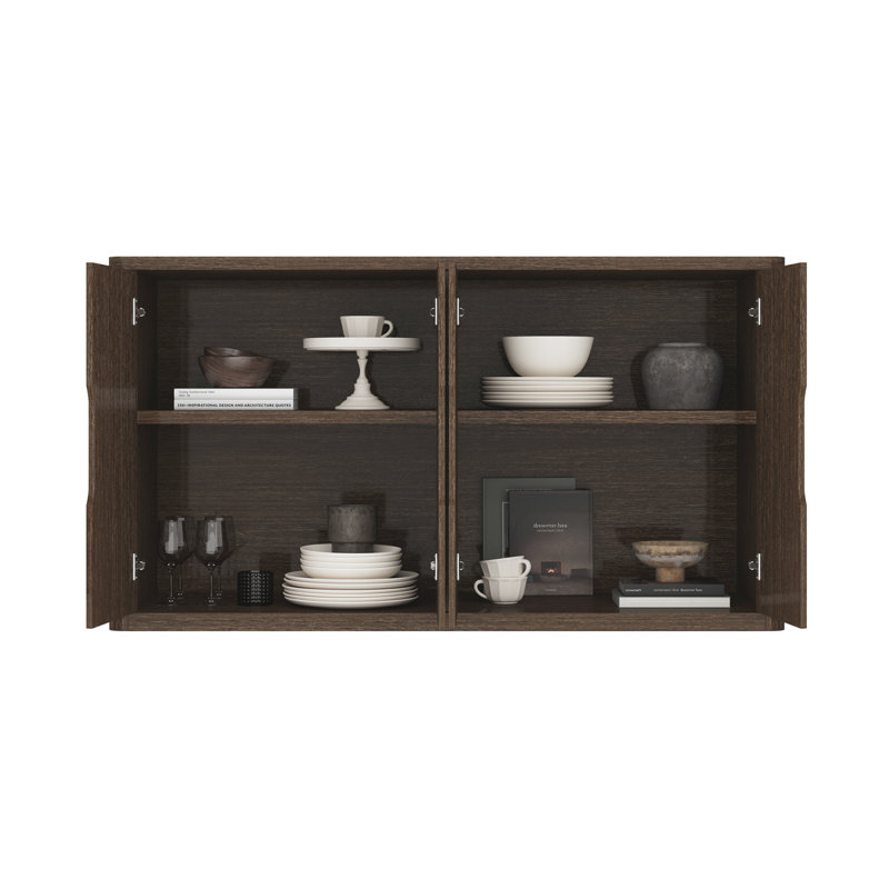 Buffet 60 po en noyer Rivington, Noyer