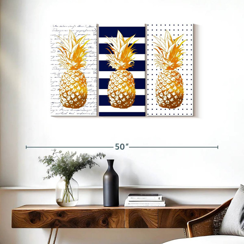 Impression sur toile marine, H 24 po x l 38 po x 1,25 po
