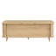 Table basse avec porte coulissante cannelée Eutiy et 4 tablettes ouvertes pour le salon-1851757882