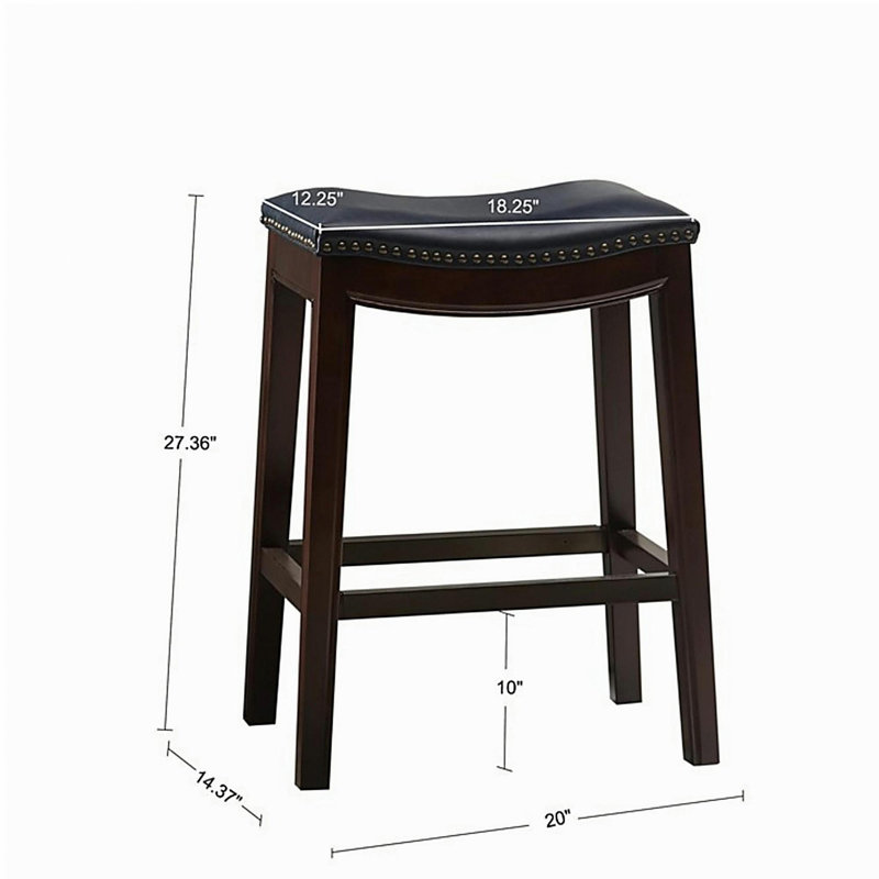 Saddle Counter Stool