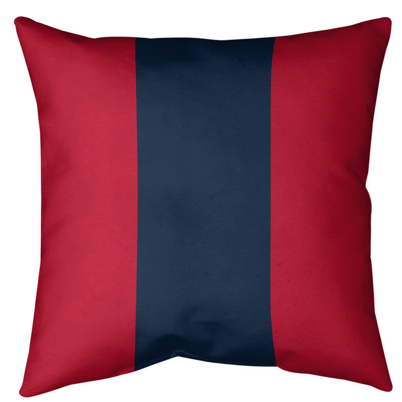 Coussin décoratif d'intérieur/d'extérieur, 20 po x 20 po, Bleu marine