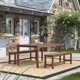 Fleur 64'' Rectangular 6 - Person Outdoor Dining Set