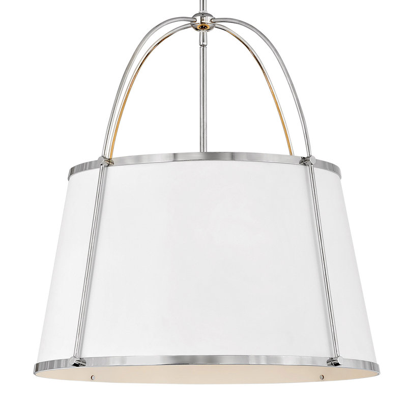 Moxie 4-Light Chandelier, Polished Nickel