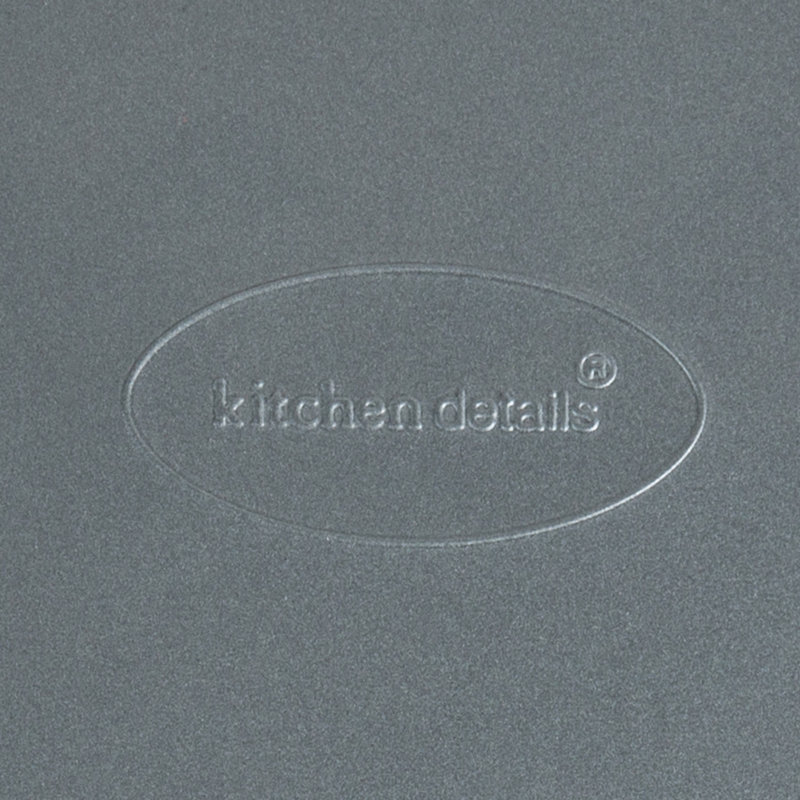 Grey Nonstick Carbon Steel Square Baking Sheet, 10.6" x 10"