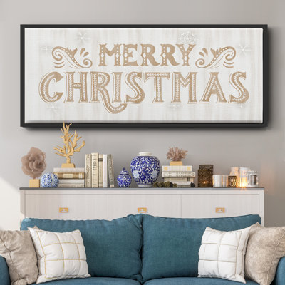 Merry Christmas - toile encadrée