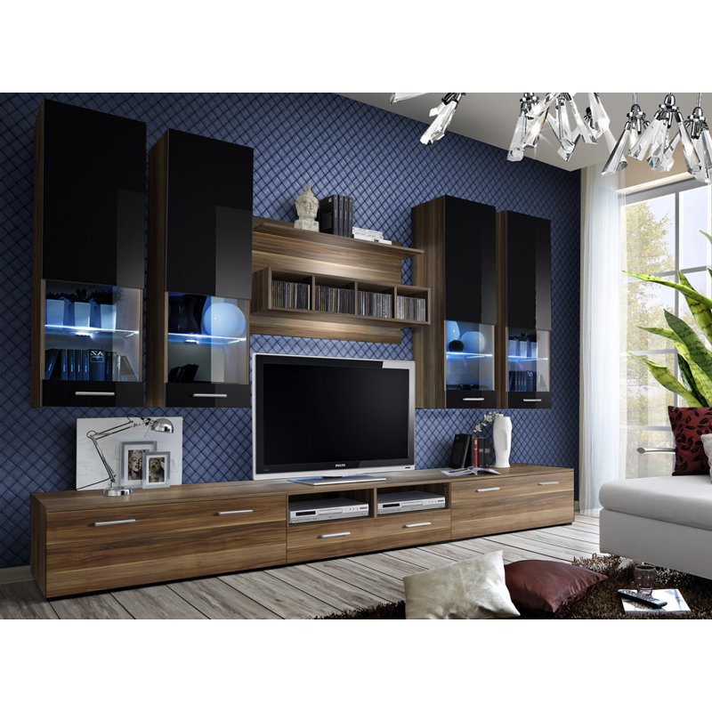 Balmorhea Unfinished Floating Entertainment Centre for TVs up to 65", Natural