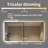 Ariaana 48'' x 24'' Frameless LED Bathroom Mirror with Anti-Fog & Tri-Color Lighting – Wall Mounted