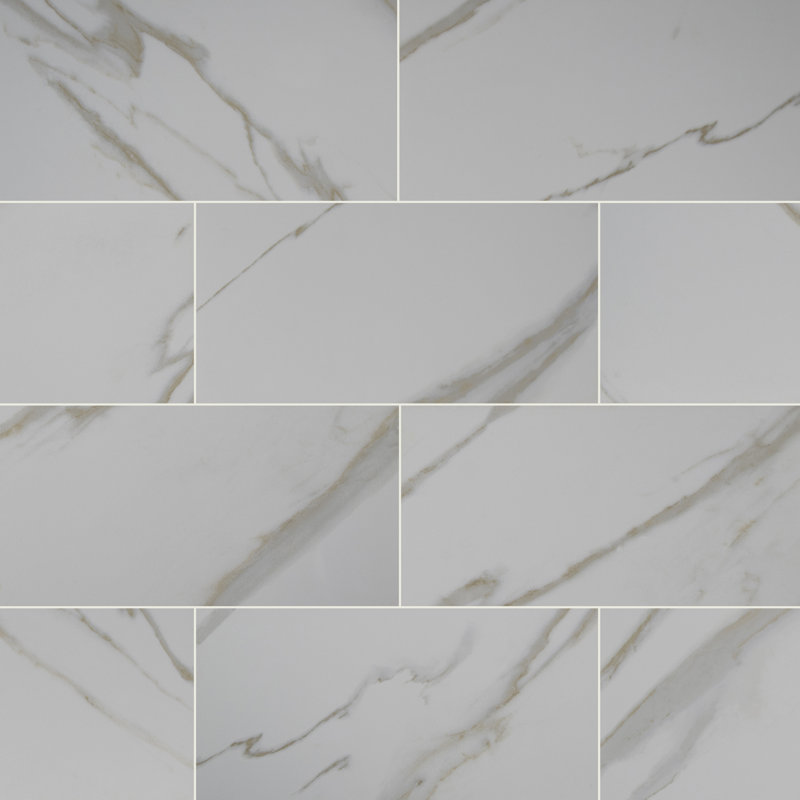 Astoria Vena 12 in. x 24 in. Polished Porcelain Stone Look Floor and Wall Tile